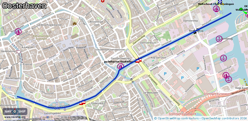 Route Oosterhaven