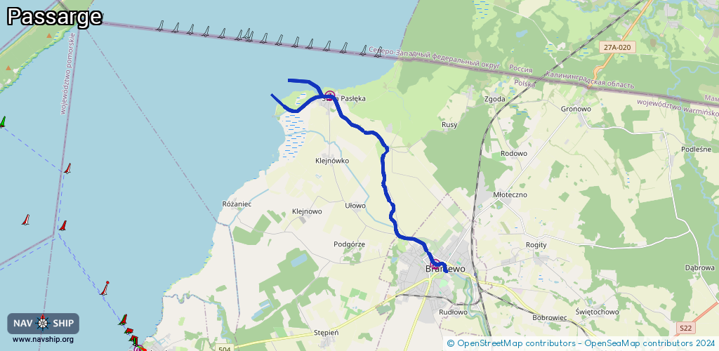 Routenverlauf Passarge