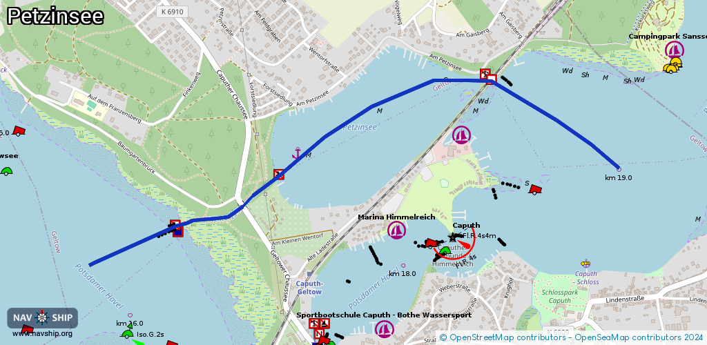 Routenverlauf Petzinsee