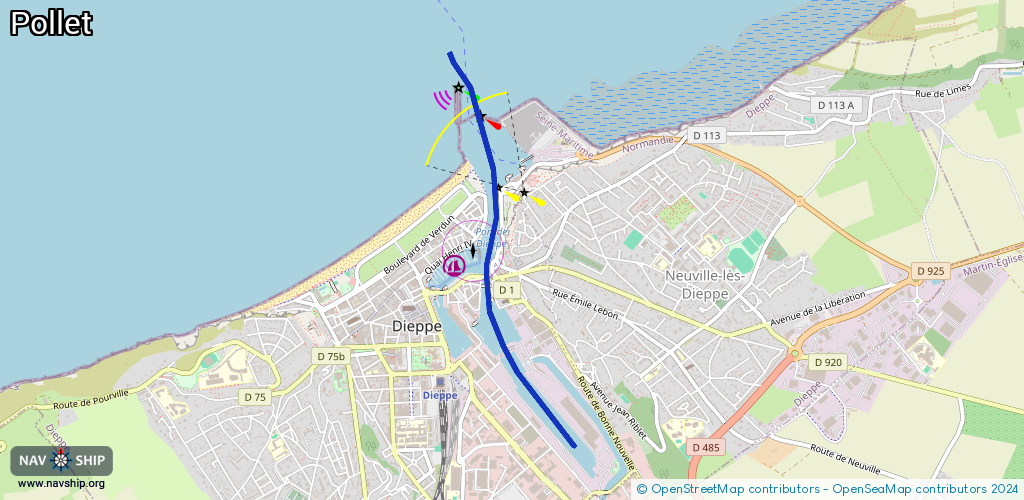 Routenverlauf Pollet