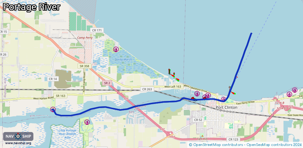 Route Portage River