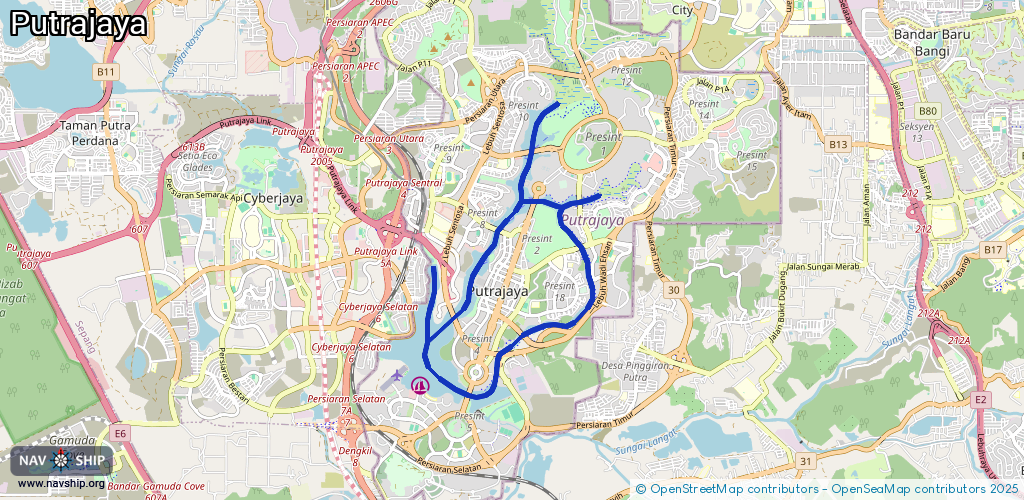 Route Putrajaya