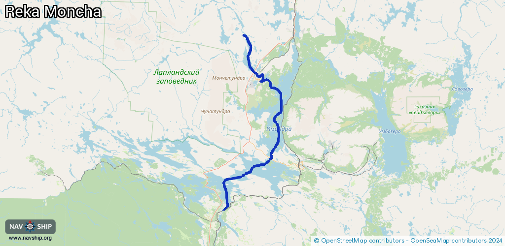 Route Reka Moncha