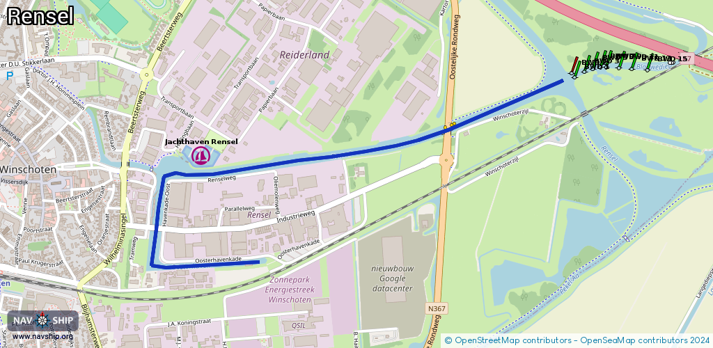 Routenverlauf Rensel