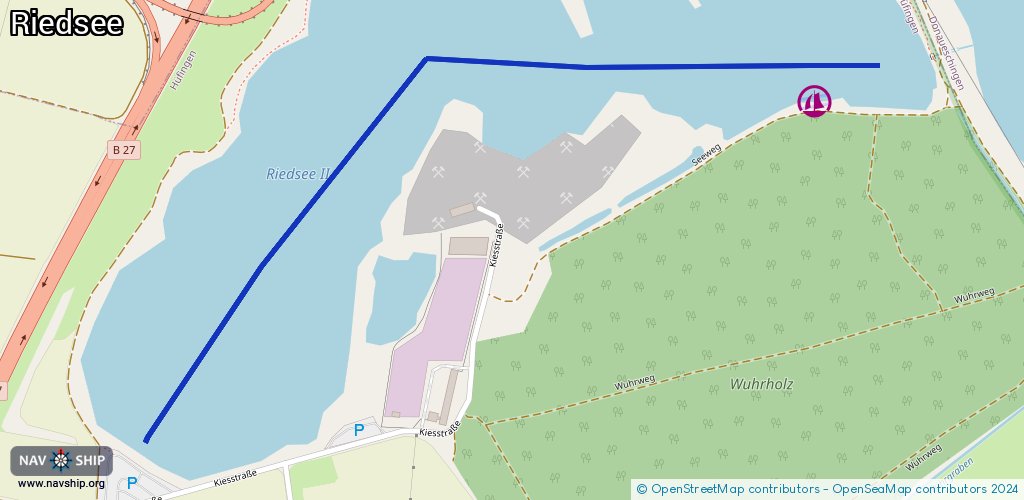 Routenverlauf Riedsee