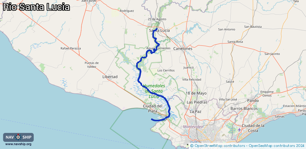 Route Rio Santa Lucia