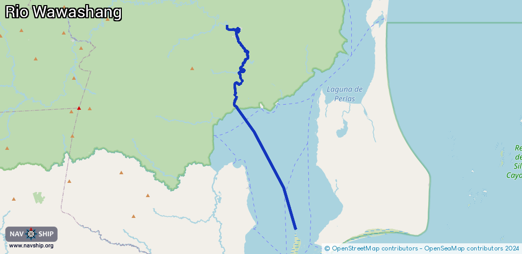 Routenverlauf Rio Wawashang