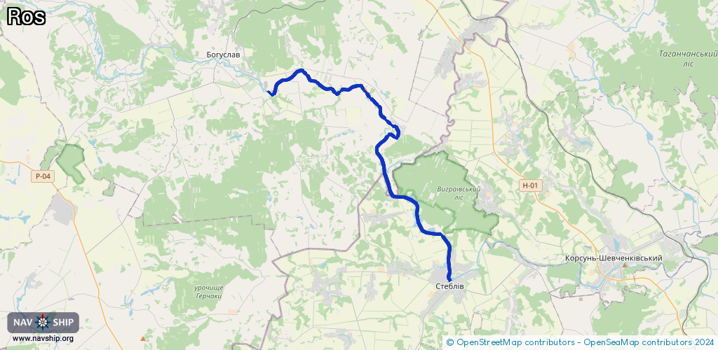 Routenverlauf Ros