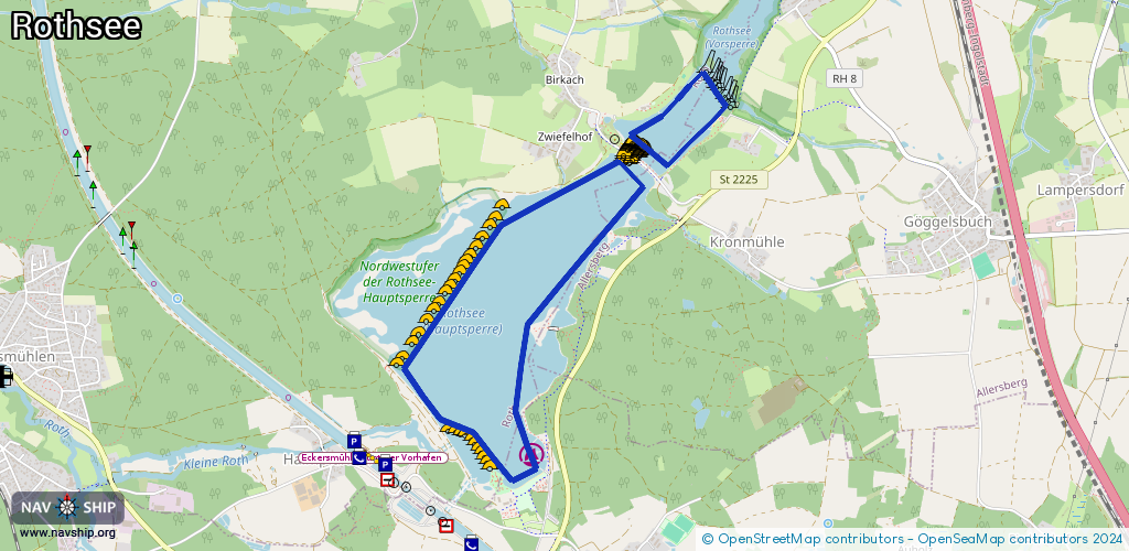 Routenverlauf Rothsee