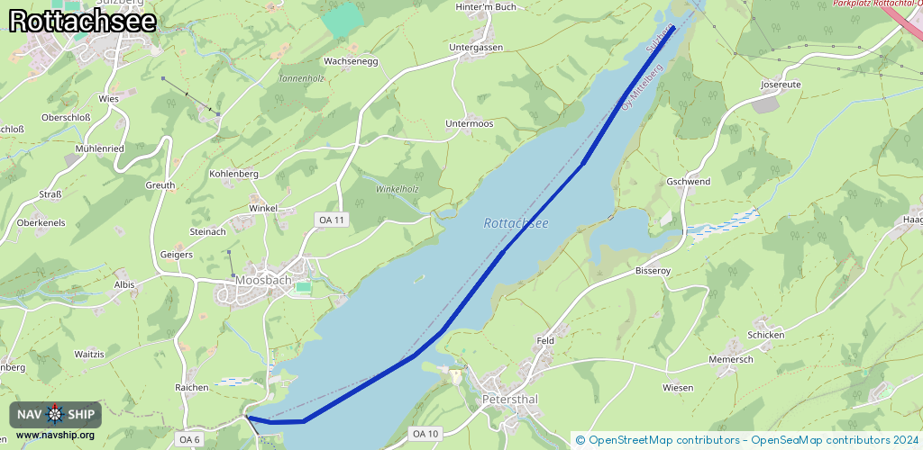 Routenverlauf Rottachsee