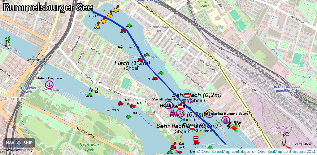 Route Rummelsburger See