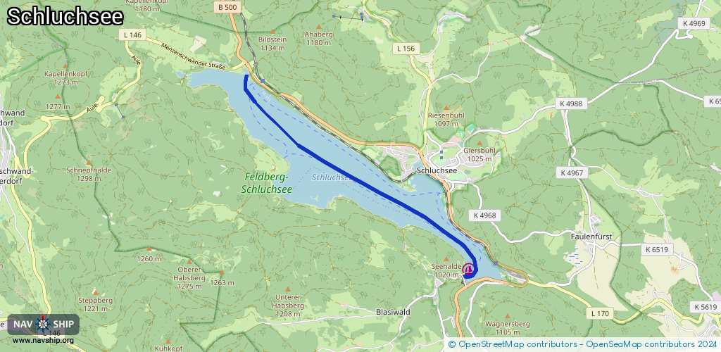 Routenverlauf Schluchsee