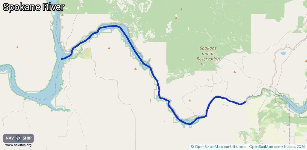 Route Spokane River