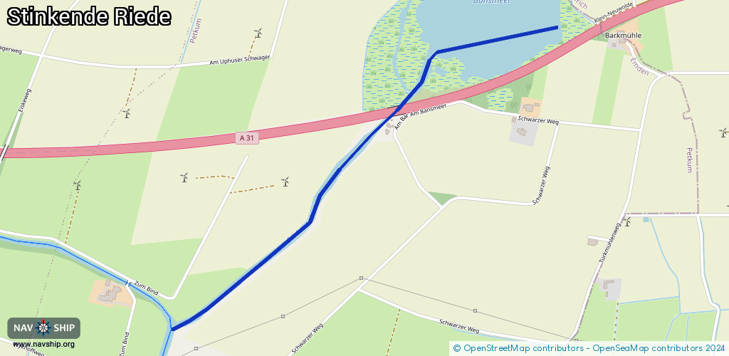 Routenverlauf Stinkende Riede