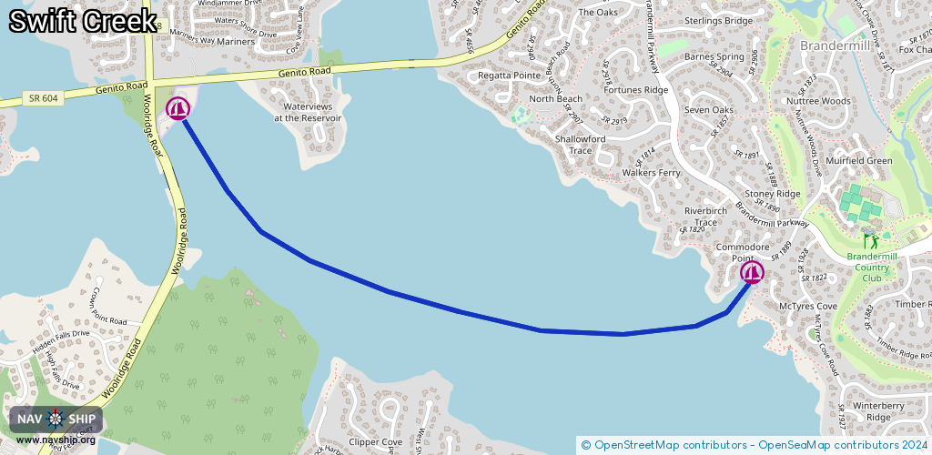 Route Swift Creek