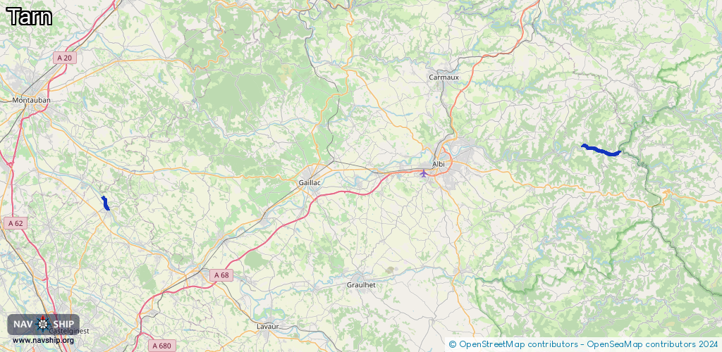 Routenverlauf Tarn