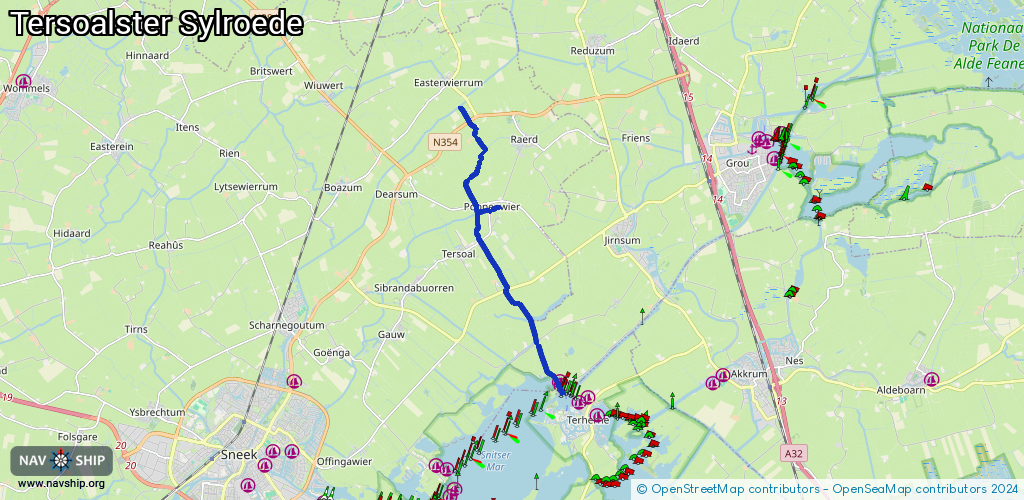 Routenverlauf Tersoalster Sylroede