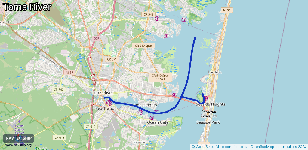 Route Toms River