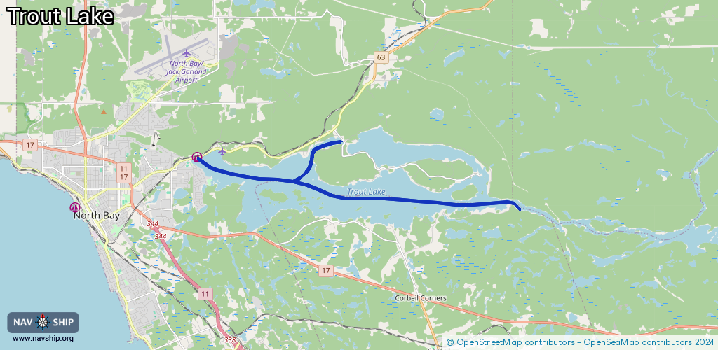 Route Trout Lake