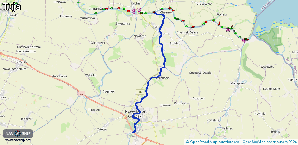 Route Tuja