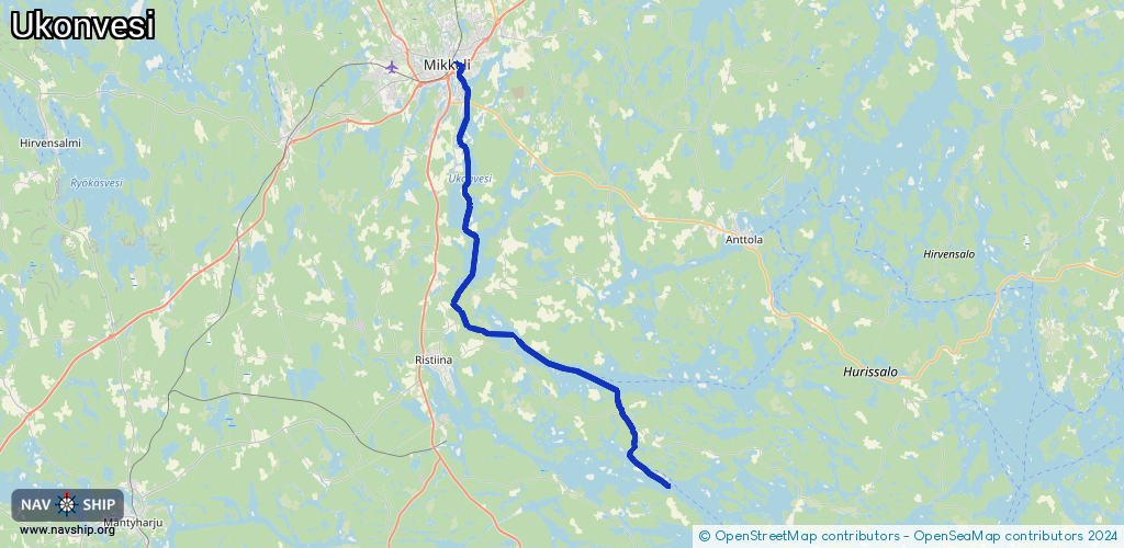 Route Ukonvesi