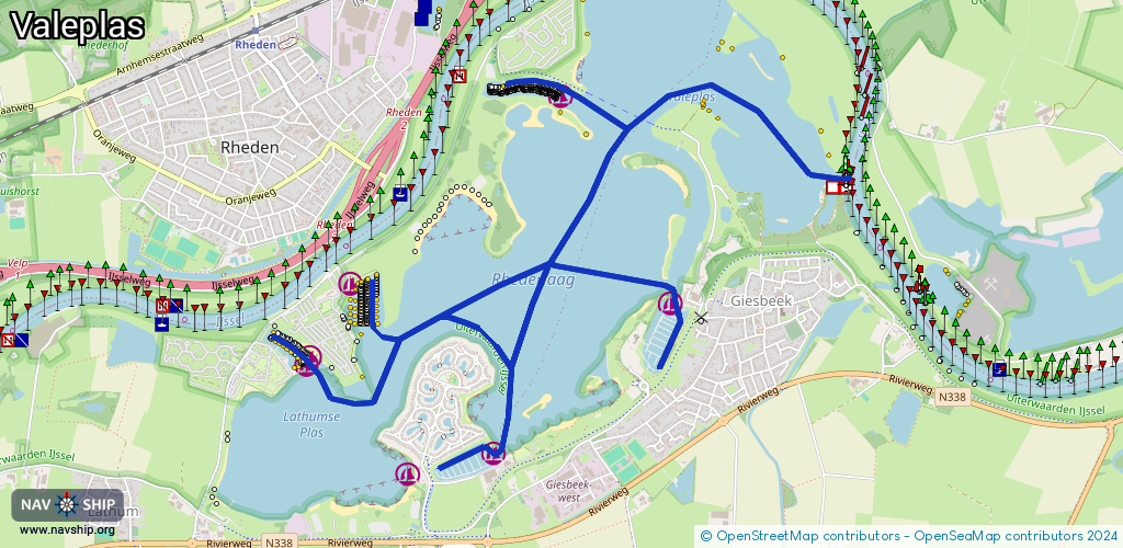 Routenverlauf Valeplas