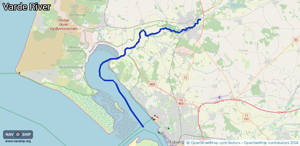 Route Varde River