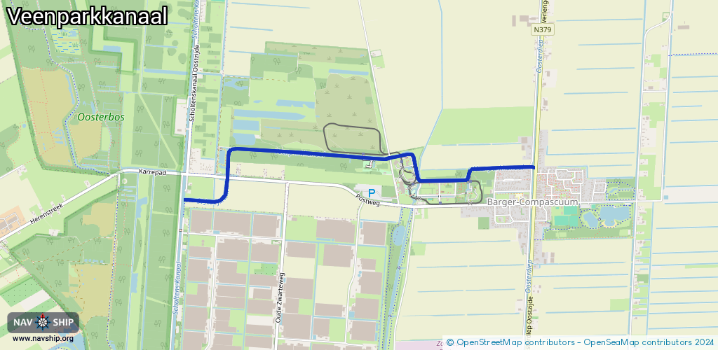Route Veenparkkanaal