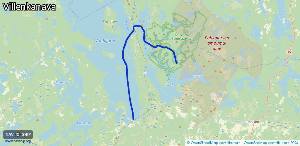 Route Villenkanava