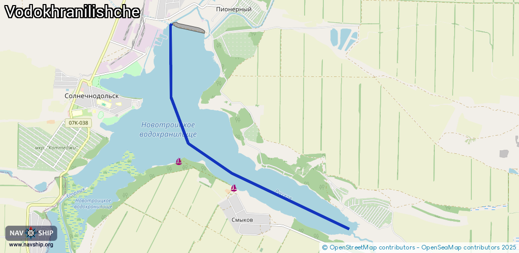 Route Vodokhranilishche