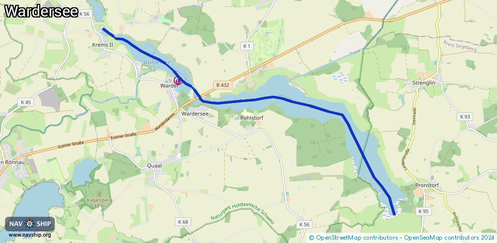 Route Wardersee