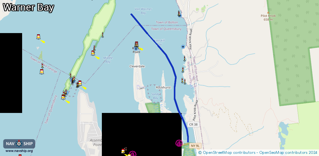 Route Warner Bay