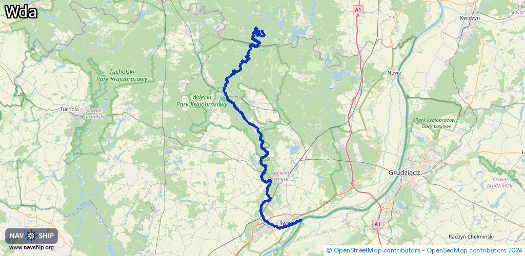 Routenverlauf Wda