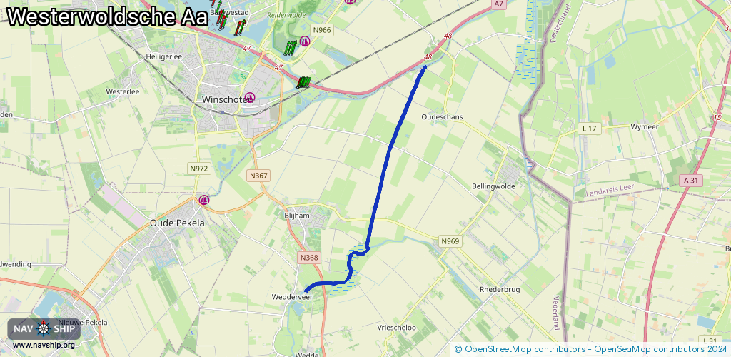 Route Westerwoldsche Aa