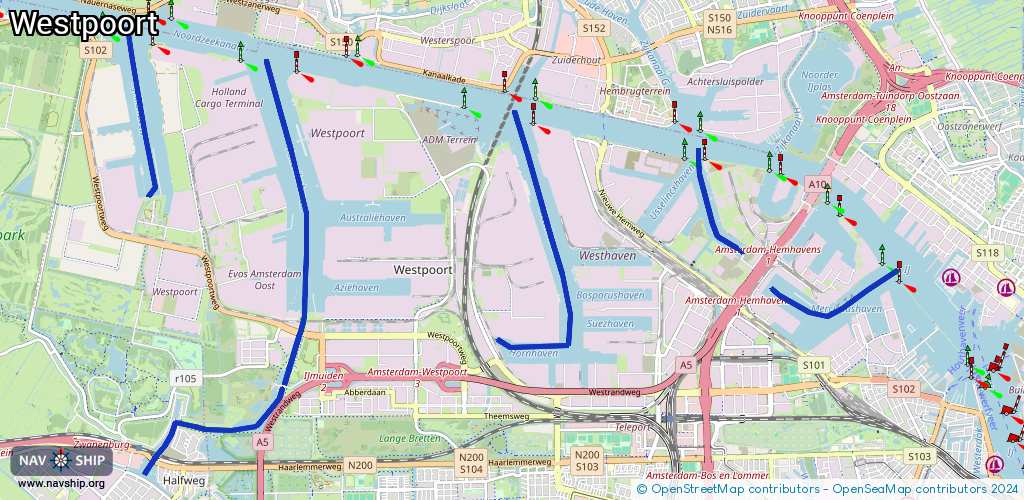 Route Westpoort