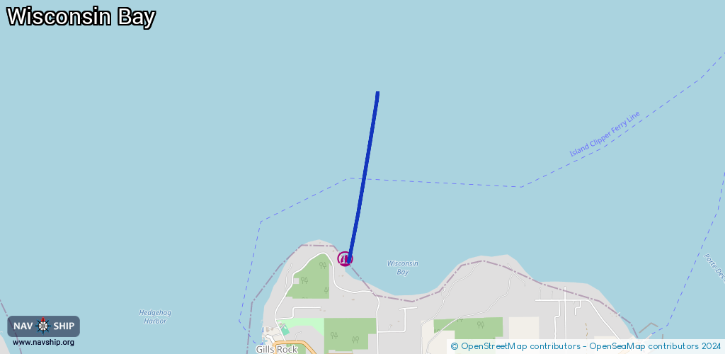 Route Wisconsin Bay