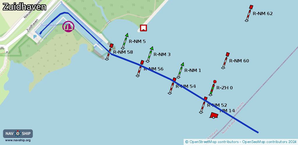 Routenverlauf Zuidhaven